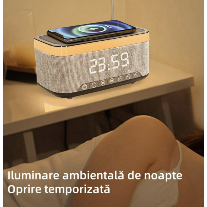 Boxa OKOP KP-559 3 in 1 cu incarcator wireless